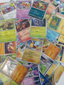 3.2kg Bulk Bundle of Mixed Pokemon Trading Cards Assorted Types Lots Of Shiny's - Image 2