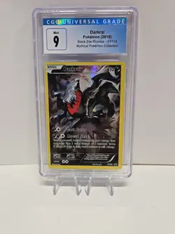 CGC 9 MINT Darkrai 2016 Black Star Promos XY114 Pokemon Card - Image 1