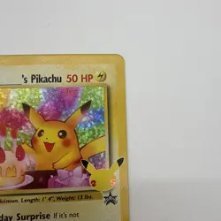 Pokemon TCG Birthday Pikachu Card - Holo Rare Promo 50 Hp - Image 5