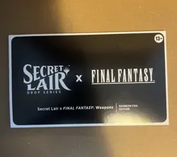 Secret Lair X Final Fantasy: Weapons EN FOIL EDITION SHIPS ASAP - Image 1