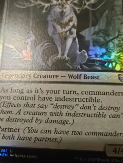 Anara, Wolvid Familiar FOIL - Commander Legends LP MTG Magic - Image 2