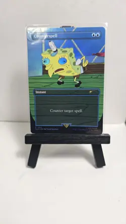 SpongeBob Counterspell SLD 1933 Secret Lair Rainbow Foil - Image 1