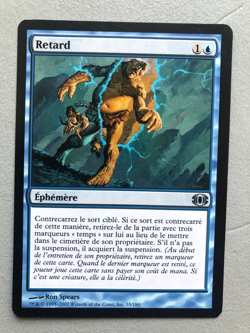 Mtg Carte Magic Future Sight Delay Retard French LP - Image 1
