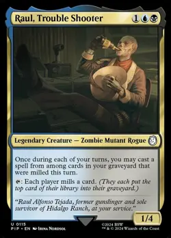1 x Raul, Trouble Shooter - Foil - Universes Beyond: Fallout - NM-Mint - MTG - Image 1