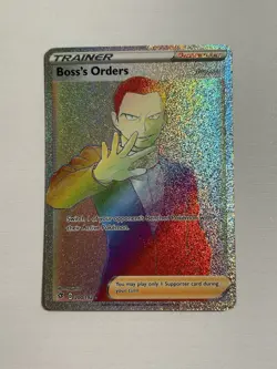 Pokemon Rebel Clash Boss's Orders 200/192 Secret Rare NM - Image 1