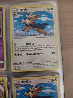 2) HERDIER COSMIC ECLIPSE SET POKEMON TCG 175/236 - Image 2