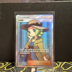 Lady - SV86/SV94 - Pokemon Hidden Fates Sun & Moon Full Art Ultra Rare Card NM - Image 1