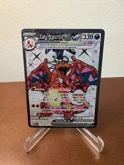 Pokemon TCG Charizard EX Obsidian Flames 215/197 Near Mint Condition - Image 1