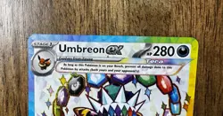 FLAWLESS Pokemon Umbreon EX #176 Black Star Promo Holo-Prismatic Evolutions - Image 3