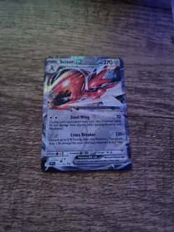 Pokemon TCG Scizor ex Scarlet & Violet-Temporal Forces 111/162 Holo Double Rare - Image 1