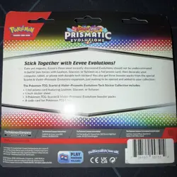 Pokemon Prismatic Evolutions Tech Sticker Collection 3 Pack Slyveon - Image 2