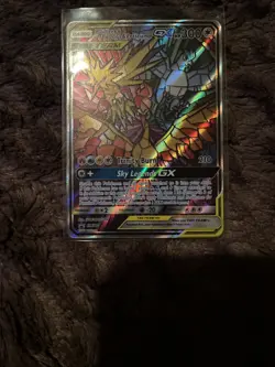 Pokemon TCG Moltres Zapdos Articuno GX SM210 Stained Glass Promos Holo - Image 1