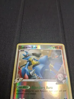 Pokemon Lucario GL 8/111 Holo Rising Rivals NM Fast Ship - Image 2