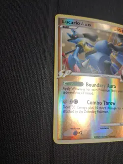 Pokemon Lucario GL 8/111 Holo Rising Rivals NM Fast Ship - Image 4