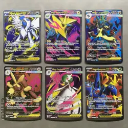 Pokemon Mega Evolution Phantasmal Flames EX Ultra Rare Lot of 6 NM / MINT - Image 1