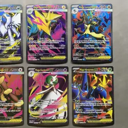 Pokemon Mega Evolution Phantasmal Flames EX Ultra Rare Lot of 6 NM / MINT - Image 3
