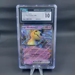 Pokemon 2023 Mimikyu Ex #004 Black Star Promo Holo CGC Gem Mint 10 - Image 1