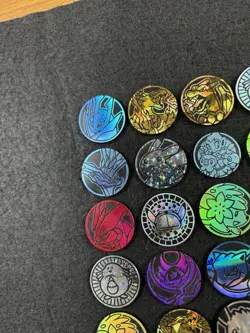 Lot Of 33 Official Pokemon TCG Coins - Image 2