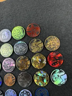 Lot Of 33 Official Pokemon TCG Coins - Image 4