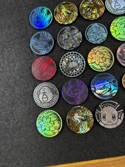 Lot Of 33 Official Pokemon TCG Coins - Image 5