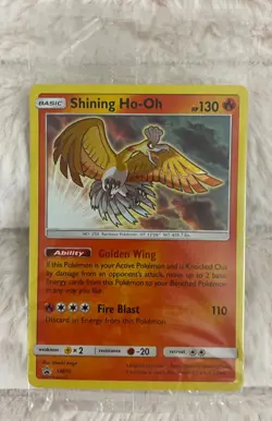 Pokemon Black Star Promo - Shining Ho-Oh SM70 Holo Foil Factory Sealed - Image 1