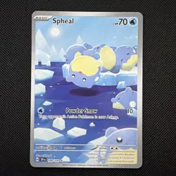 Pokemon TCG Spheal 199/191 Surging Sparks Holo Full Art Illustration Rare - Image 1