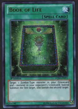 Yugioh Book of Life LCJW-EN211 Ultra Rare 1st - MP - Image 1