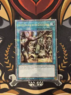 YUGIOH SECRET VILLAGE OF THE SPELLCASTERS QUARTER CENTURY SECRET RARE RA03-EN209 - Image 1