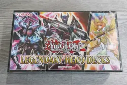 Yu-Gi-Oh! New Sealed Legendary Hero Decks Collector’s Box Set (Yugioh) - Image 1