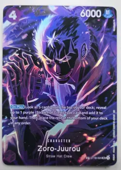 Zoro-Juurou (ST18-004) Alt Art English SP Rare OP12 - One Piece TCG - Image 1
