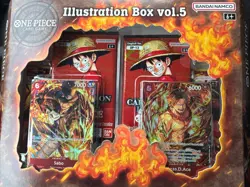 Bandai One Piece Card Game Illustration Box vol. 5, Brand New, Factory Sealed - Image 1