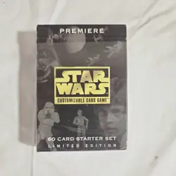 1995 STAR WARS CUSTOMOZABLE CARD GAME,60 CARD STARTER DECK,LIMITED Edition NM. - Image 1