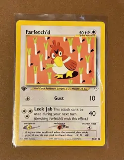 Farfetch'd 1st Edition 43/64 - Pokemon Card - Neo Revelation Common - Image 1