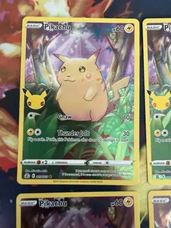 Pokemon Pikachu TCG Celebrations Card 005/025 Card Lot Of 6 - Image 2