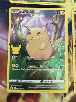 Pokemon Pikachu TCG Celebrations Card 005/025 Card Lot Of 6 - Image 5