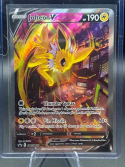 Jolteon V SWSH183 SWSH: Sword & Shield Promo Cards Holo - Image 1