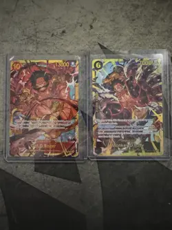 Monkey.D.Luffy and Gol.D.Roger! OP-10 and OP-09!! SEC!! One Piece Card English - Image 1