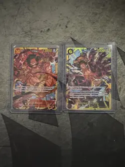 Monkey.D.Luffy and Gol.D.Roger! OP-10 and OP-09!! SEC!! One Piece Card English - Image 2