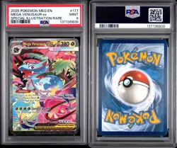 Pokemon TCG Mega Venusaur EX Card 177/132 Mega Evolution Sir PSA 9 - Image 3