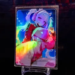 Alice Nikke Goddess Premium Waifu Card New Sealed Custom Holo Flash ACG Anime - Image 2