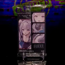 Alice Sealed Foil Metallic Card Nikke Goddess of Victory Wafer Vol. 4 Bandai 025 - Image 2