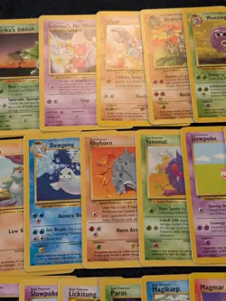 Vintage Pokemon Lot (40 Cards) WOTC Base Sets TCG MP Average Condition (Lot 21) - Image 5