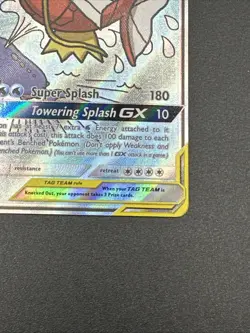 Pokemon SM Team Up Holo Card Magikarp Wailord GX Alternate Full Art 161/181 - Image 2