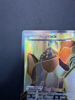Regirock EX 43a/124 Full Art Pokemon Card LP+ (Fates Collide) - Image 5