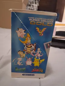 Pokemon 1999 Japanese Amada Hyper Super DX Gold Sticker Card 1 pack Ships Safely - Image 4