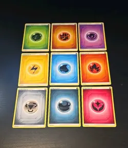 Complete Energy Pokemon Card TCG 2019 Sun Moon Team Up Hidden Fates Fairy Grass - Image 1