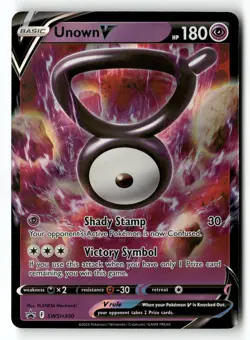 Unown V SWSH300 SWSH: Sword & Shield Promo Cards Pokemon TCG NM - Image 1