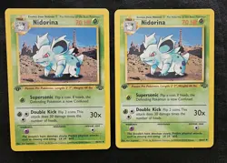 NM/LP 1st Edition Nidorina 40/64 - Jungle Set - WOTC - Pokemon Card - 1999 - Image 3