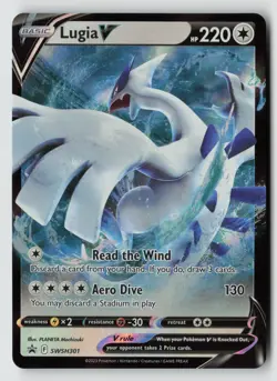 Lugia V SWSH301 SWSH: Sword & Shield Promo Cards Pokemon TCG NM - Image 1