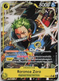 Roronoa Zoro ST29-014 Parallel Starter Deck Promo One Piece Card English - Image 1